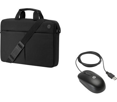 HP 15.6 Prelude Top Load with Mouse Bundle Zwart