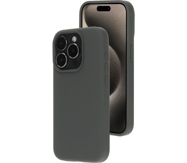 Mobiparts Silicone Cover Apple iPhone 15 Pro Urban Grey