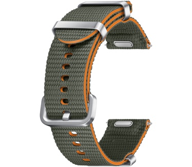 Samsung Galaxy Watch7 Athleisure Rubberen Band Groen S/M