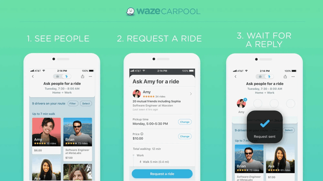 Waze carpool fixed
