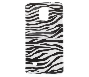 Kees Zebra Print Gel Hoesje Samsung Galaxy Note 4