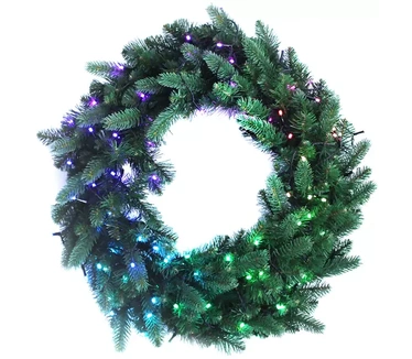 Twinkly Kerstkrans RGBW | Ø 61 cm (50 leds, Wifi, IP20)