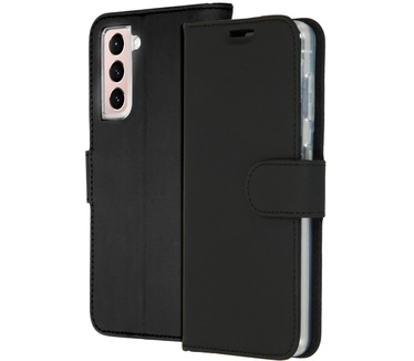 Accezz Wallet Softcase Bookcase Samsung Galaxy S21 - Zwart