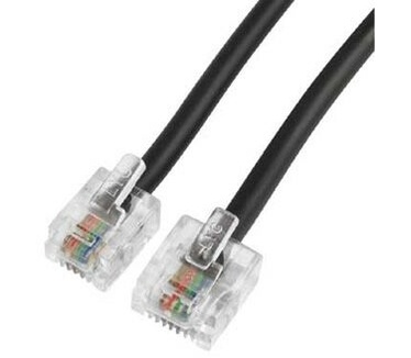 Hama Modular Plug 6p4c - Modular Plug 8p4c, 6m, Black