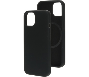 Mobiparts Silicone Cover Apple iPhone 13 Black (Magsafe Compatible)