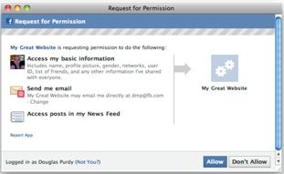 Facebook Applications Tokens