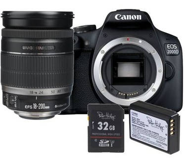 Canon EOS EOS 2000D Zwart