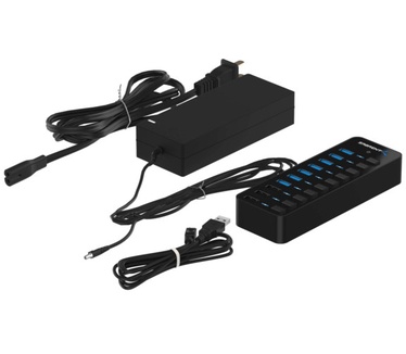 Sabrent 7-Port USB 3.0 Hub + 3 Smart Charging Ports