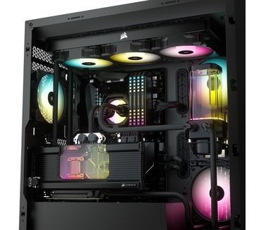 Corsair iCUE 5000X RGB Tempered Glass Zwart