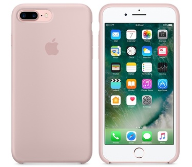 Apple iPhone 7 plus Siliconenhoesje  Rosé Goud