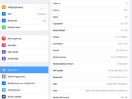 Screenshot iPad Pro (2018) met iOS 12.1