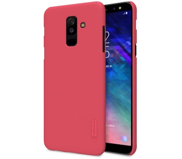 Nillkin Frosted Shield Case Samsung Galaxy A6 Plus (2018) - Rood  Rood