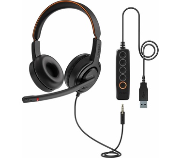 Axtel Voice UC45 duo NC (Oranje, Zwart)