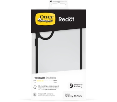 Otterbox React Samsung Galaxy A37 5G Black Crystal