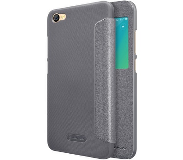Nillkin Sparkle S-View Book Case - Xiaomi Redmi Note 5A - Zwart Zwart