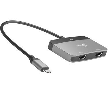 j5create JCA465-N 8K USB-C® naar Dual HDMI™-beeldschermadapter