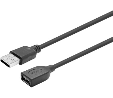 VivoLink PROUSBAAF10 Transparant, Zwart