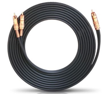 Oehlbach NF 1 Y Adapter-Cable RCA to 2 RCA