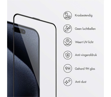 Accezz glas screenprotector met anti-dust applicator