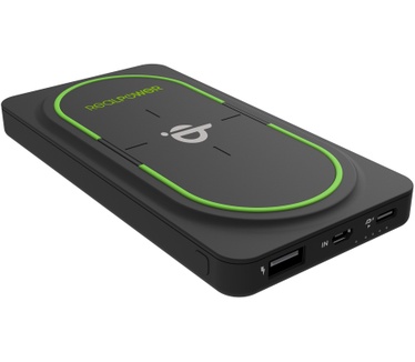 RealPower PB-10000 USB-C PD + QI wireless charging