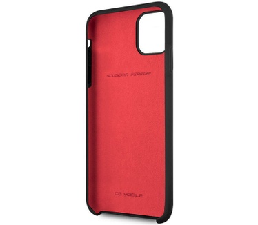 Ferrari SF Silicone Case - Apple iPhone 11 Pro Max (6.5") - Zwart  Zwart