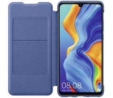 Huawei Wallet Cover - blauw - voor P30 Lite (P30 Lite) Blauw