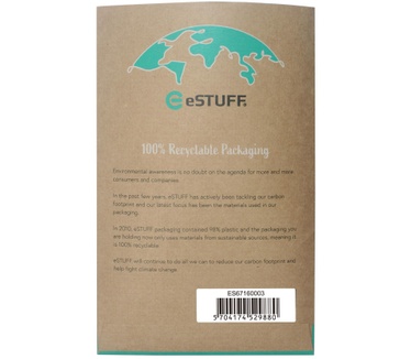 eStuff 100% Biodegradable case for iPhone 13 Pro (iPhone 13 Pro) Zwart