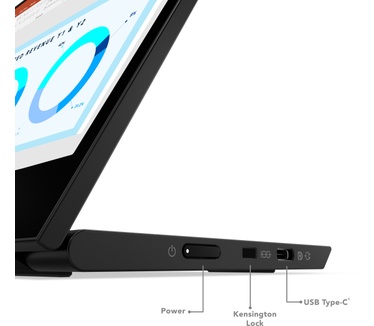 Lenovo ThinkVision M14d (63AAUAT6WL) Zwart