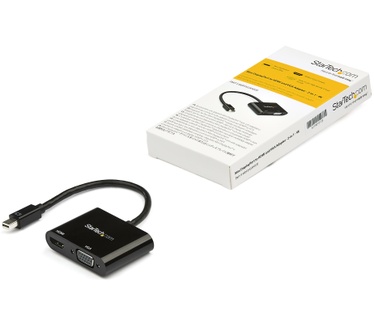 Startech.com Mini DisplayPort naar HDMI VGA adapter 4K 60Hz Zwart