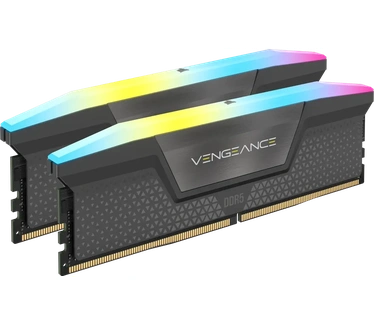 Corsair Vengeance RGB VENGEANCE RGB DDR5 RAM 32 GB (2 x 16 GB) 6400 MHz CL32 AMD EXPO Intel XMP computergeheugen compatibel met iCUE - grijs (CMH32GX5M2B6400Z32)
