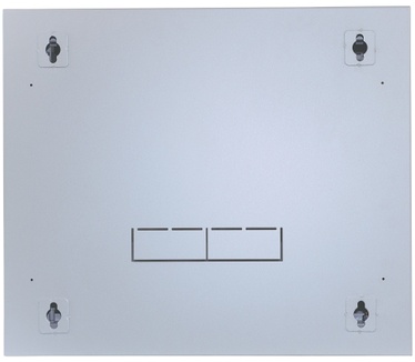 Intellinet 19" Double Section Wallmount Cabinet, 12U, 600mm depth, Flatpack, Grey