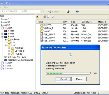IsoBuster screenshot