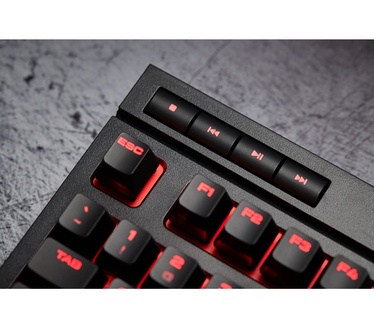Corsair K63 Clavier Mécanique Gaming (Cherry MX Red, Rétro-Éclairage Rouge, AZERTY) Noir