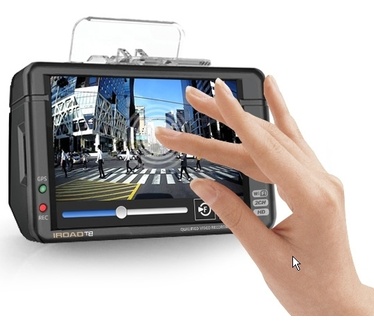 iRoad iRoad T8 HD Touch 2CH Zwart