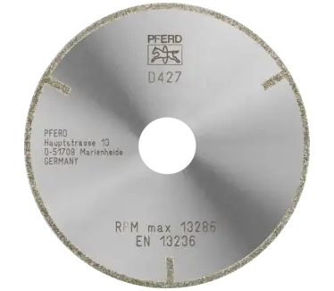 PFERD Diamond cut-off wheels shape 1A1R GAG