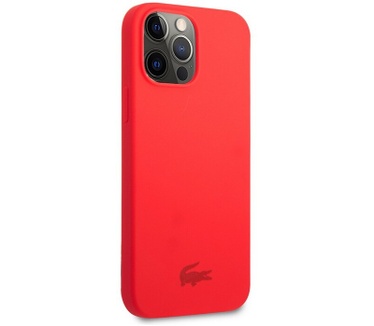Lacoste Silicone Back Case - Apple iPhone 13 Pro (6.1") - Rood Rood