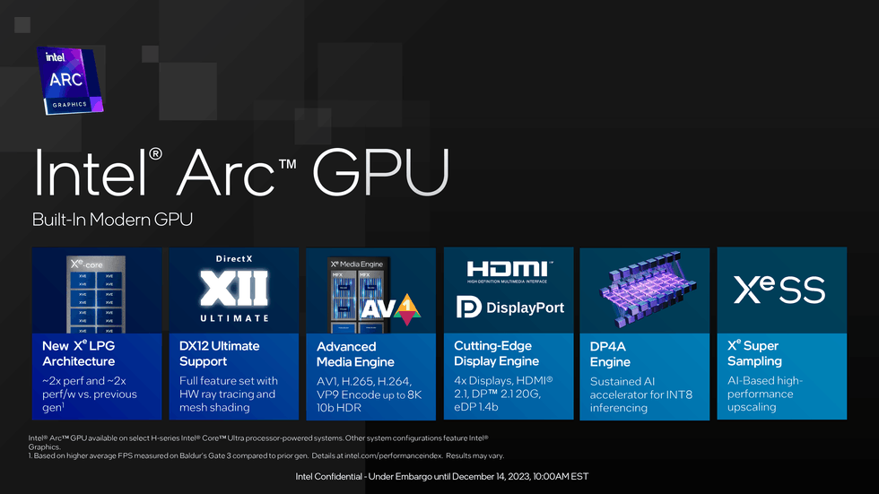 Intel Arc Meteor Lake