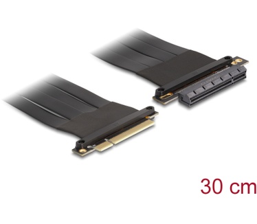 Delock 88029 Riser Card PCI Express x8 male to x8 slot with cable 30 cm