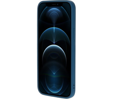 Mobiparts Silicone Cover Apple iPhone 12/12 Pro Blueberry Blue