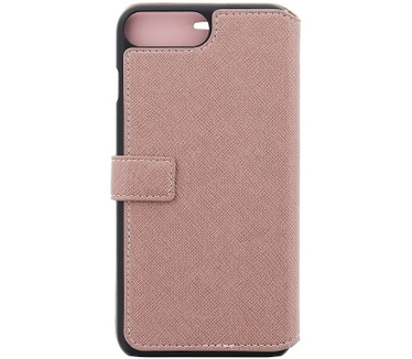 Guess Saffiano PU Leather BookCase - iPhone 7 Plus (5.5") - Pink Roze