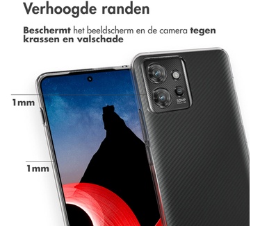 Accezz Clear Backcover Motorola ThinkPhone - Transparant