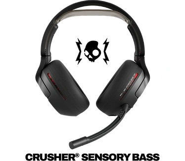 Skullcandy Crusher PLYR 720 Multi-Platform Gaming Draadloze Koptelefoon - Crusher Bass - THX Spatial Audio - Digi-Black