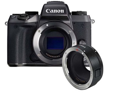 Canon M5 + EF-M Mount Zwart