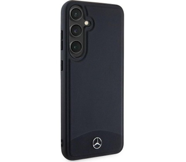Mercedes-Benz Textured Back Case - Galaxy S24 (S921) - Zwart Zwart