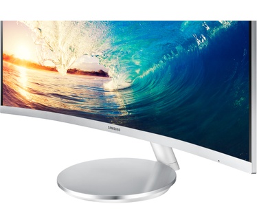Samsung C27F591F Wit, Zilver
