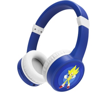 Energy Sistem LOL&Roll Super Sonic Kids Bluetooth hoofdtelefoon (draadloze kinderhoofdtelefoon Music Share, Bluetooth 5.1-technologie, 85 dB volume limiet, microfoon) - Sonic Blue