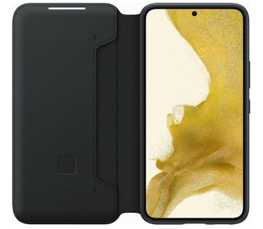 Samsung Galaxy S22 (S901) - LED Wallet Case EF-NS901PB - Zwart Zwart