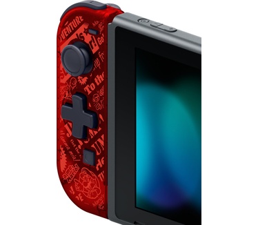 Hori D-PAD Controller Mario Rood, Zwart