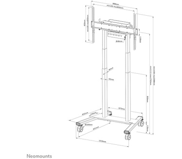 Neomounts by Newstar Neomounts by Newstar gemotoriseerde vloersteun