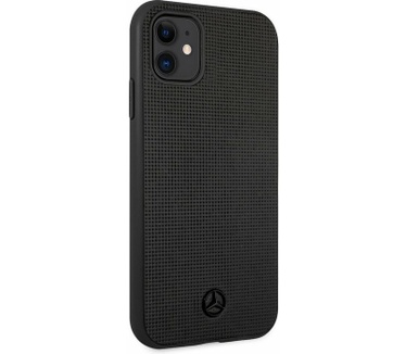 Mercedes-Benz Meshed Hard Case - Apple iPhone 11 (6.1") - Zwart Zwart